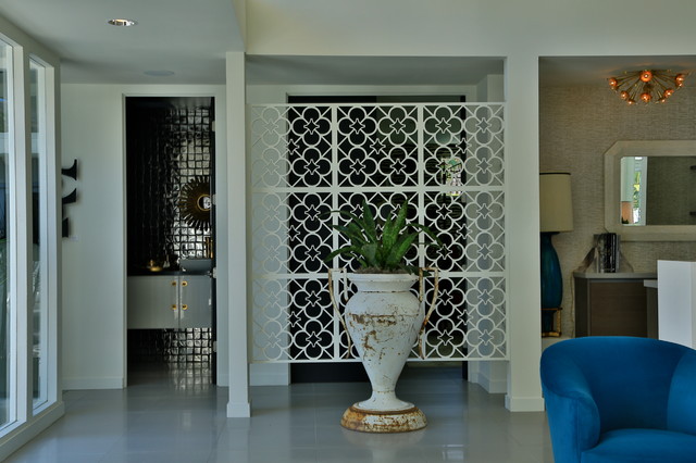 Palm Springs Modern retro-vardagsrum