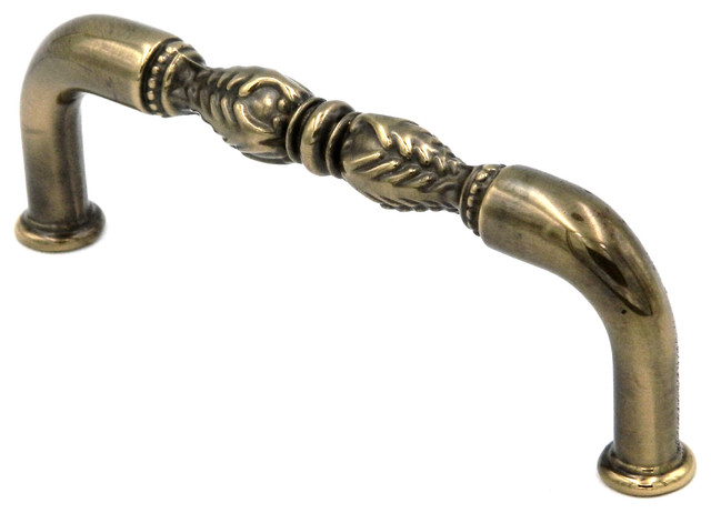 Sherwood Antique Brass Savannah 3 Inch C C Solid Brass Arch Pull