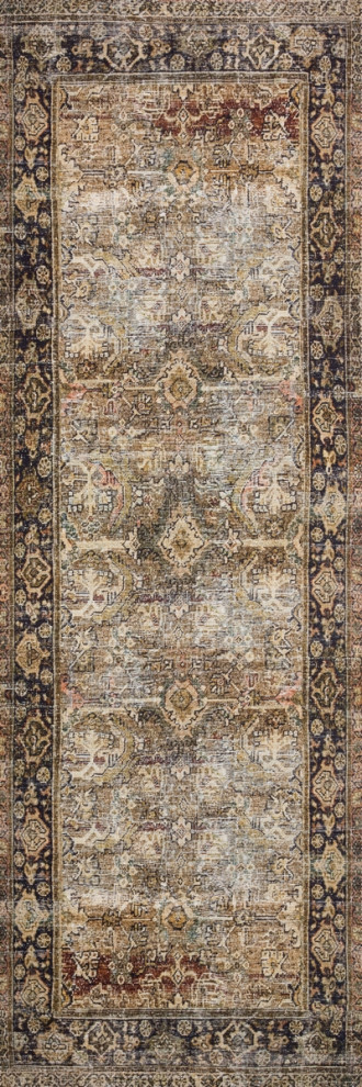Loloi Layla Lay-03 Rug, Olive/Charcoal, 2'6"x7'6" Runner