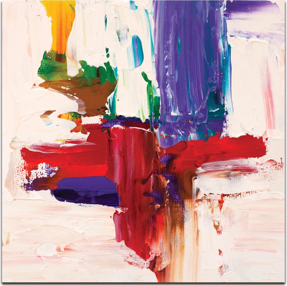 Abstract Wall Art 'Urban Life 10', Urban Decor on Metal or Plexiglass