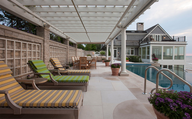 Michigan Lakefront Residence maritimt-pool