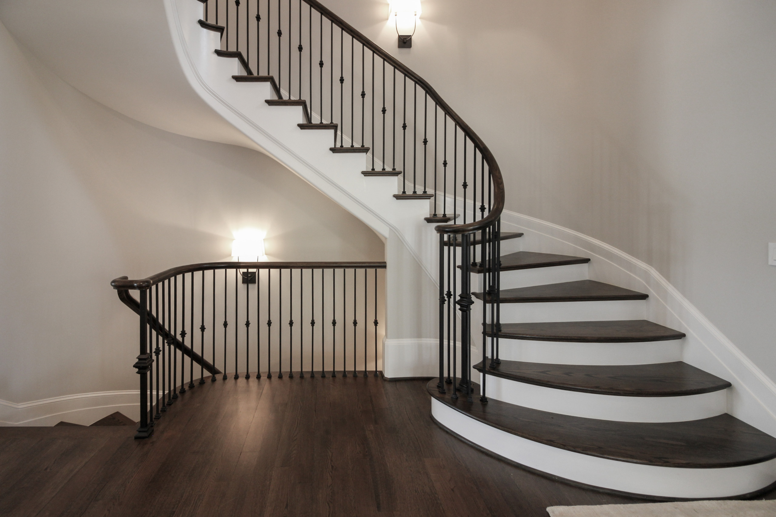 86_ Gorgeous Floating Curved Staircase, McLean VA 22066