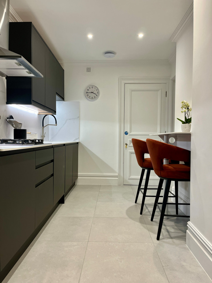 London W1 Modern Kitchen Renovation