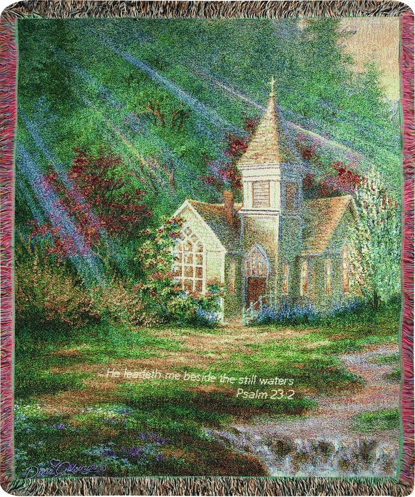 Be Still With Verse Dg 50 X60 Tapestry Traditional Tapestries By Uber Bazaar