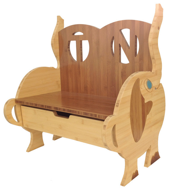 Elephant Bench with Drawer L, B