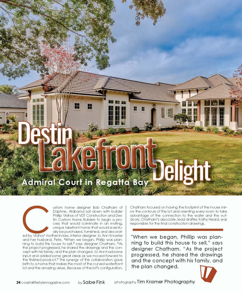 Coastal Lifestyle article of Destin Delight
