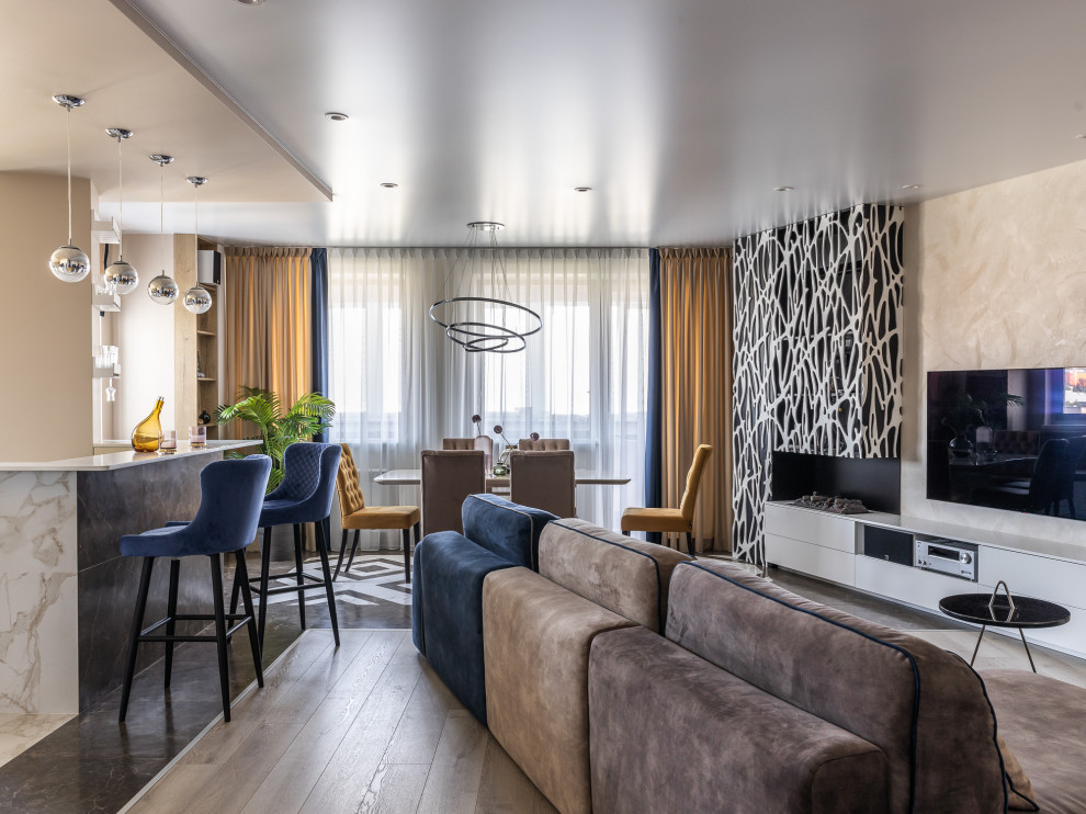 Яркая квартира в ЖК Победа