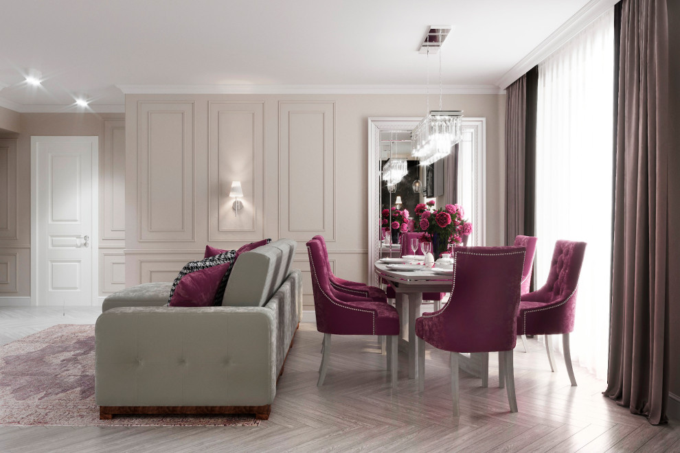 Благородные интерьеры в классическом стиле