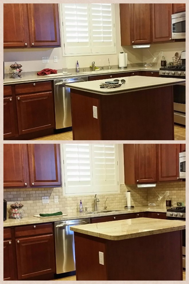 Inspiration for a transitional kitchen remodel in Phoenix