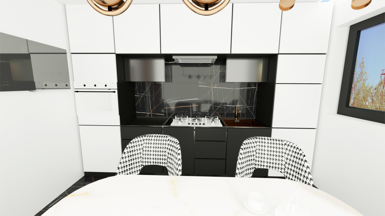 Кухня Contemporary 3 варианта