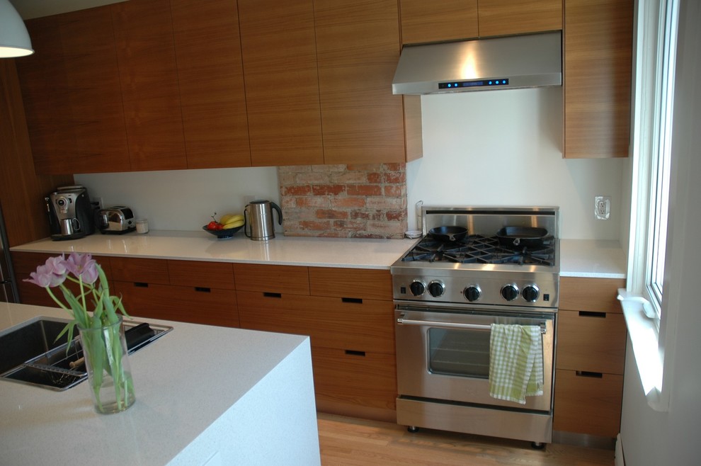 Teak Kitchen Cabinets - Contemporary - Kitchen - Toronto ...