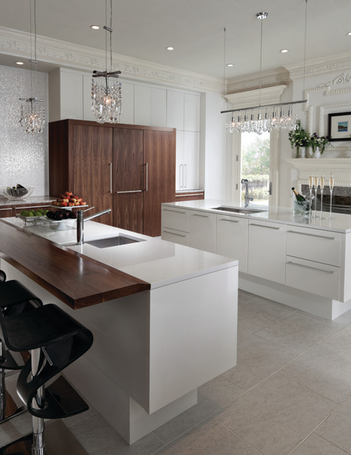 Transitional Kitchen nyklassisk-koek