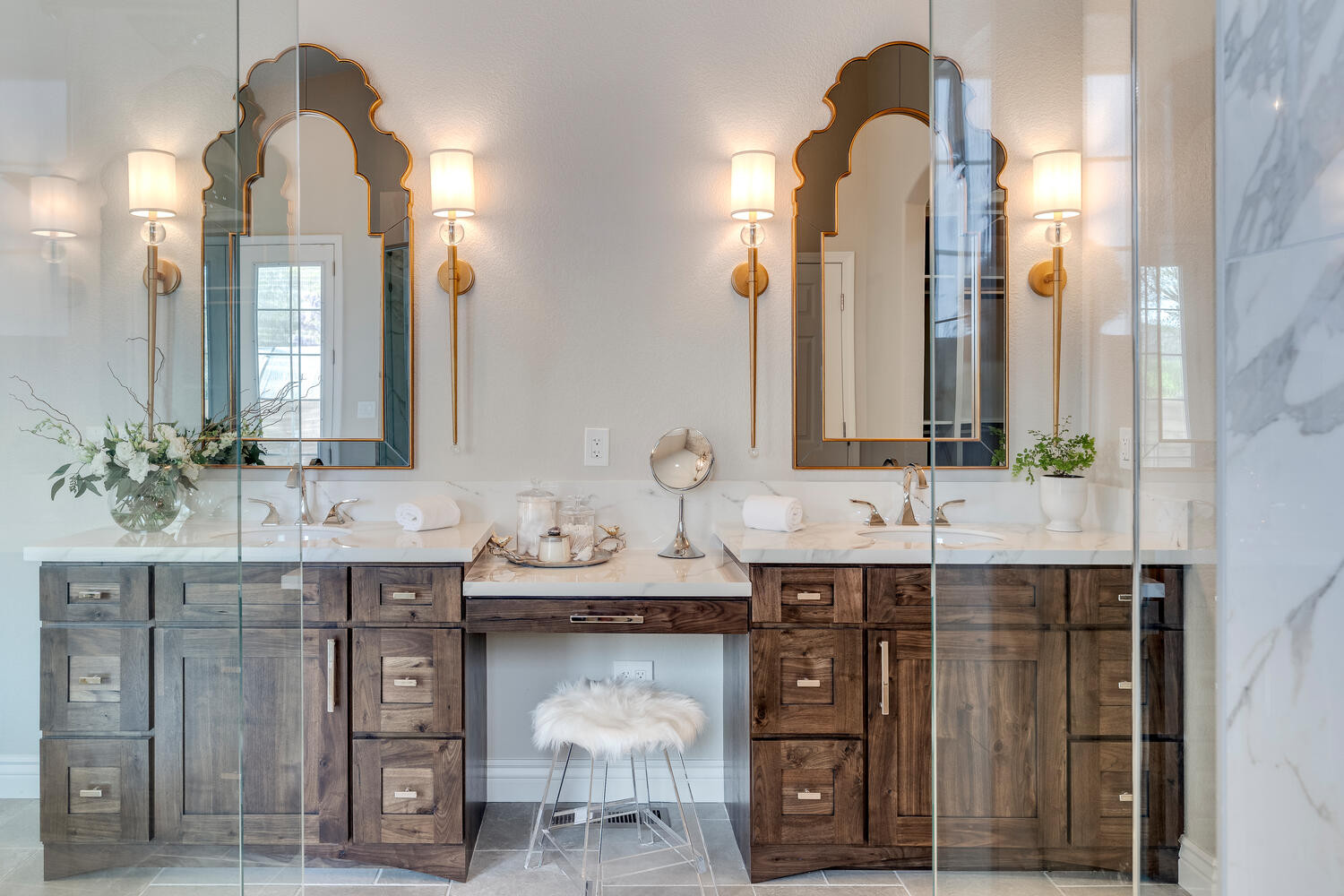 Mediterranean Modern Master Bathroom