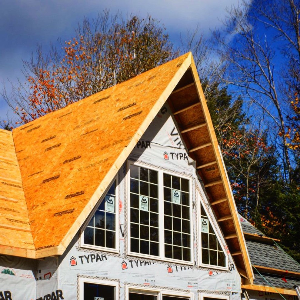 Private Home Construction in the deep woods of Freeport Maine