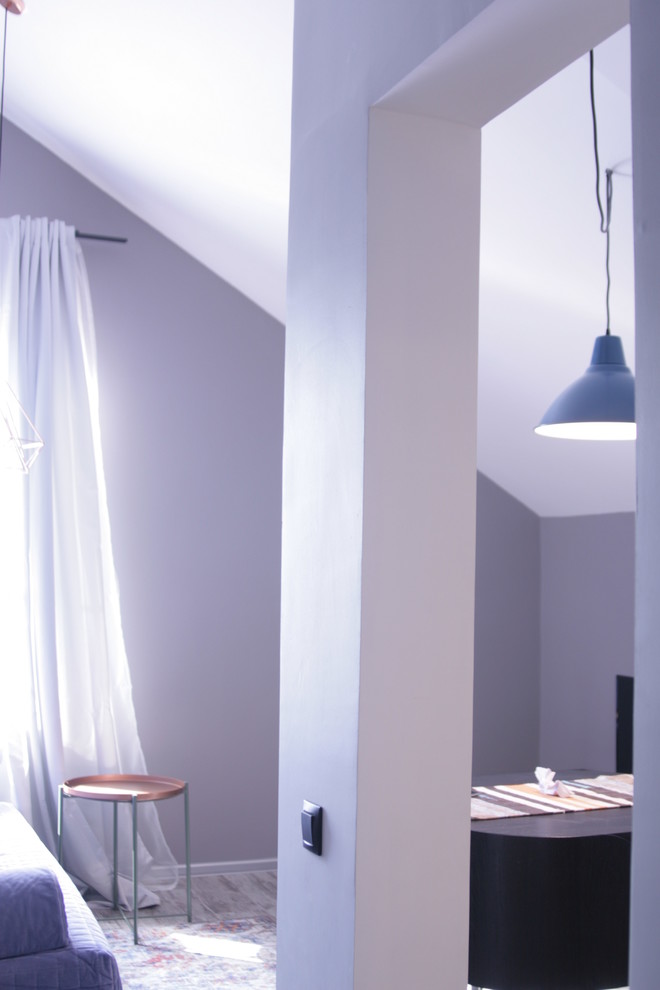 Студия на мансарде в стиле Лофт