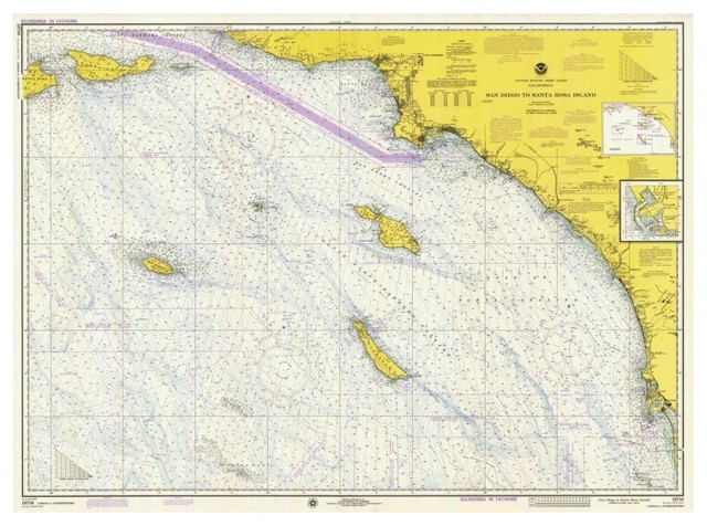 San Diego Nautical Chart