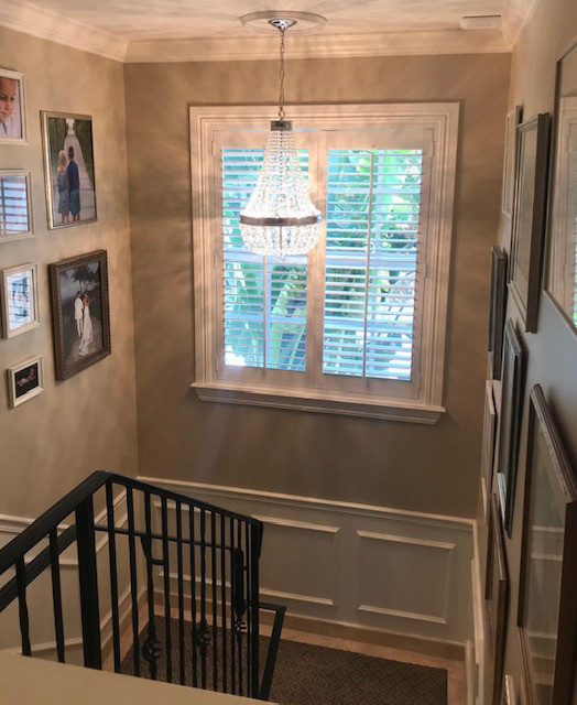 Inspiration for a transitional staircase remodel in Miami