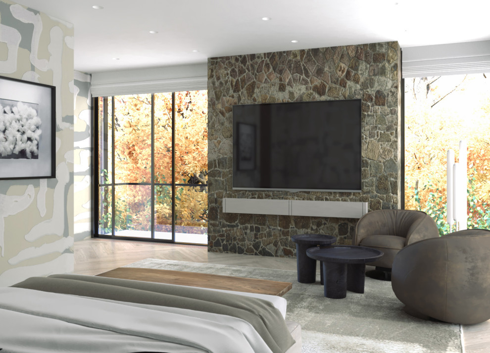 House with an interior courtyard garden and pool