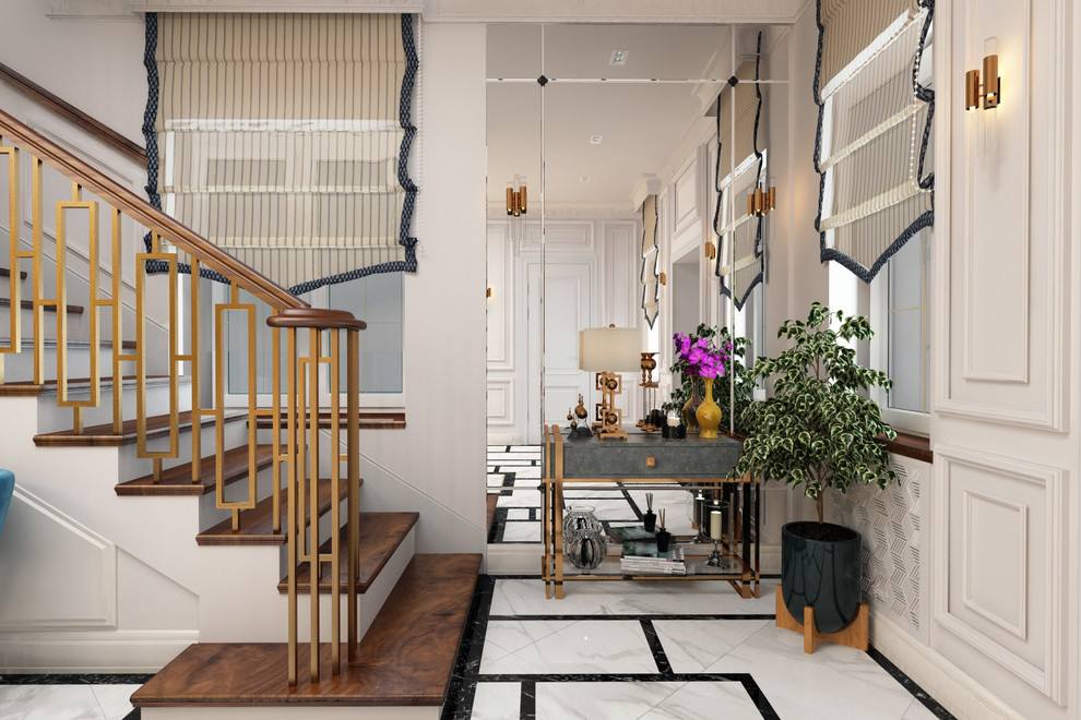 Парадный холл в коттедже