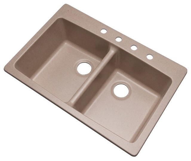 Waterbrook 4 Hole Kitchen Sink Desert Sand