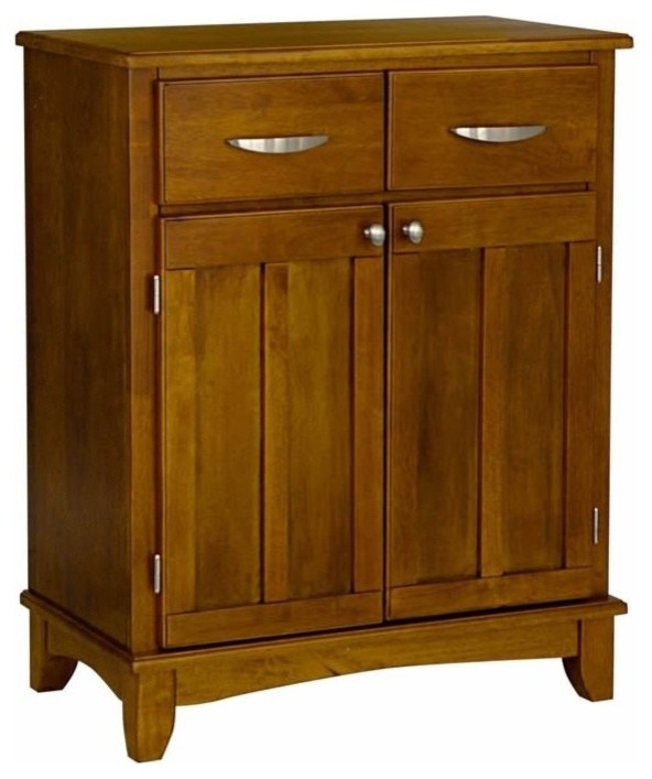 Homestyles Buffet of Buffets Wood Buffet in Brown Contemporary