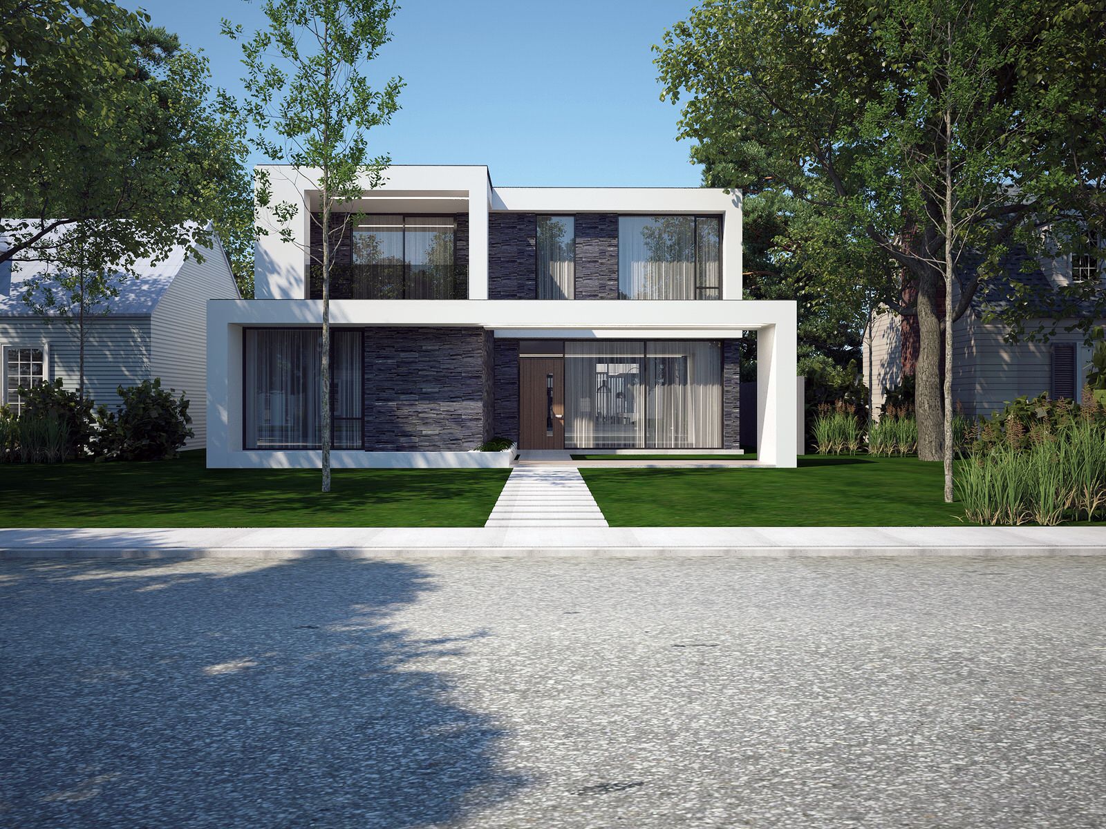 Дом в стиле минимализм