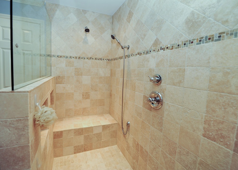 Inspiration for a transitional bathroom remodel in Birmingham