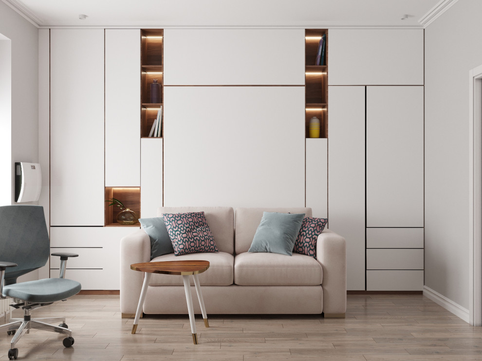 Белый вариант кровати