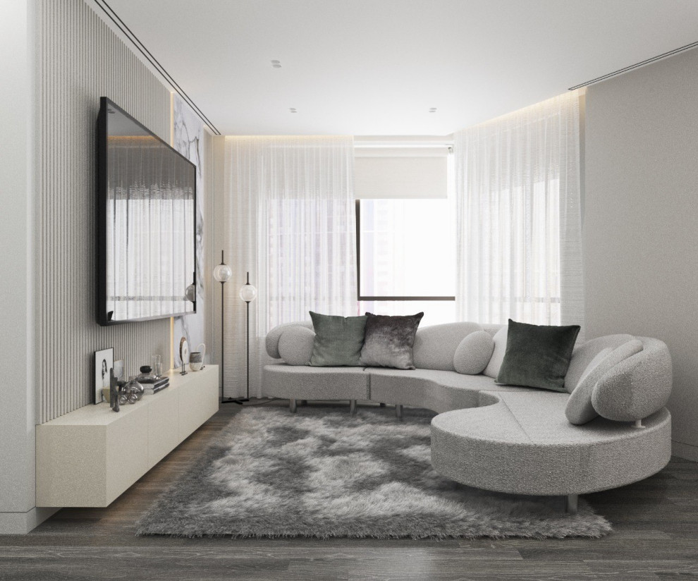 Современный интерьер в ЖК Крылья