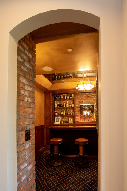 The Red Room Revisited  Basement bar designs, Speakeasy decor, Red rooms