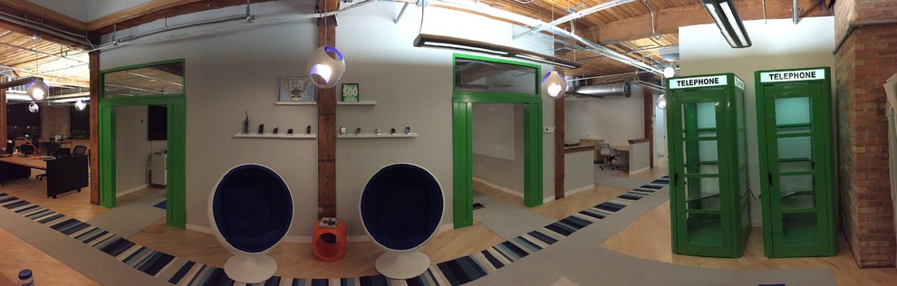 Office with Carpet Tile
