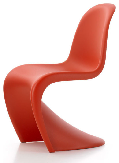 Panton Junior Chair, Classic Red, 24.75 H X 14.75 W X 17.5 D