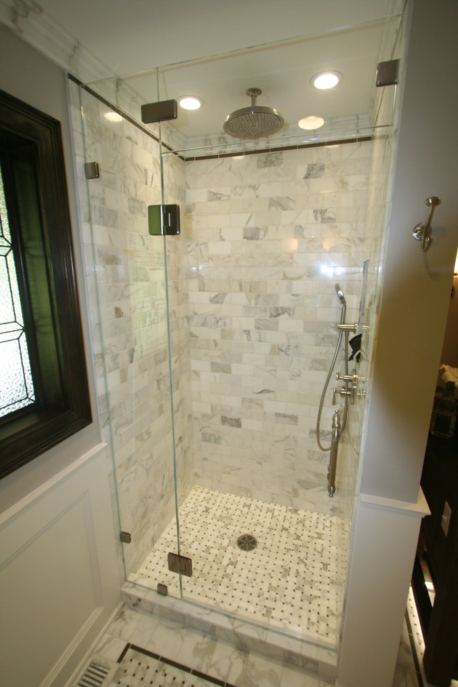 Inspiration for a timeless bathroom remodel in Seattle