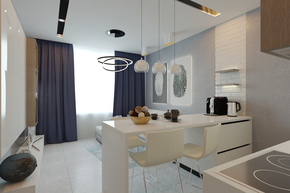 Двухкомнатные апартаменты в скандинавском стиле