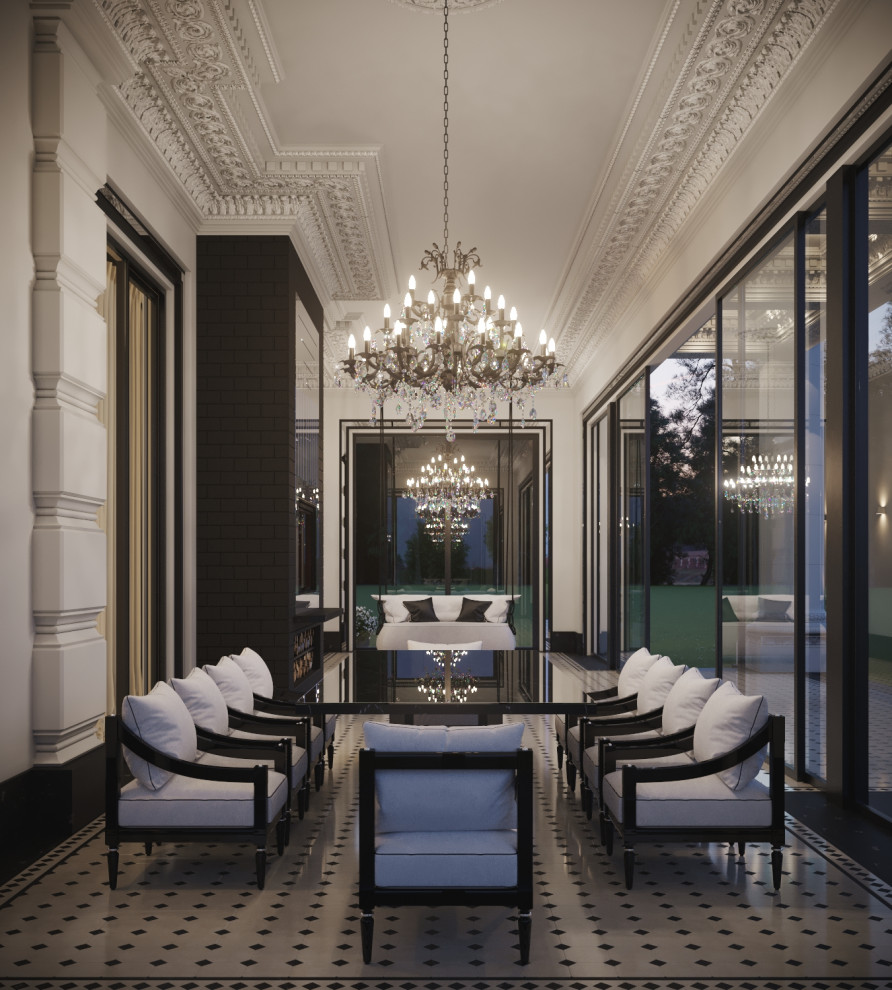 Разработка и оформление проекта загородной резиденции в классическом стиле