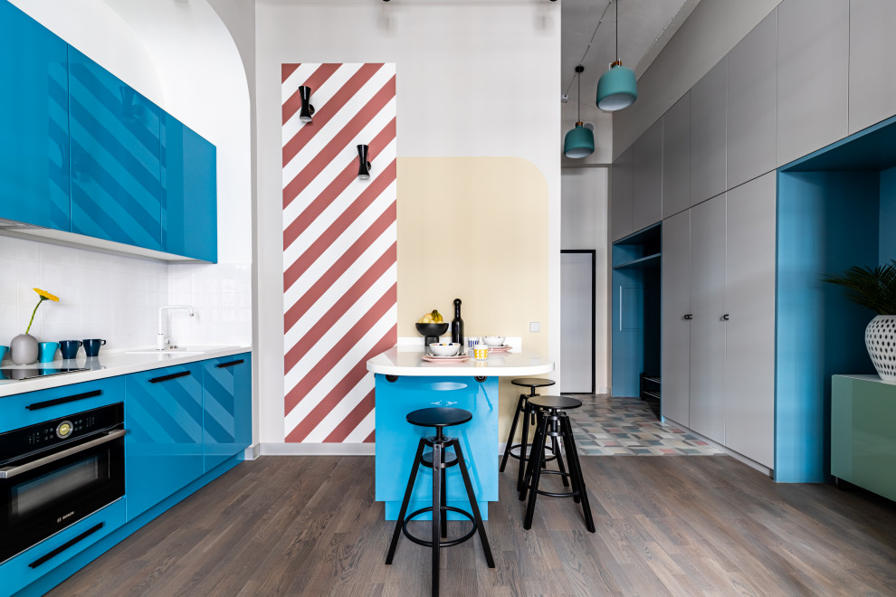 Яркая студия в лофт-комплексе