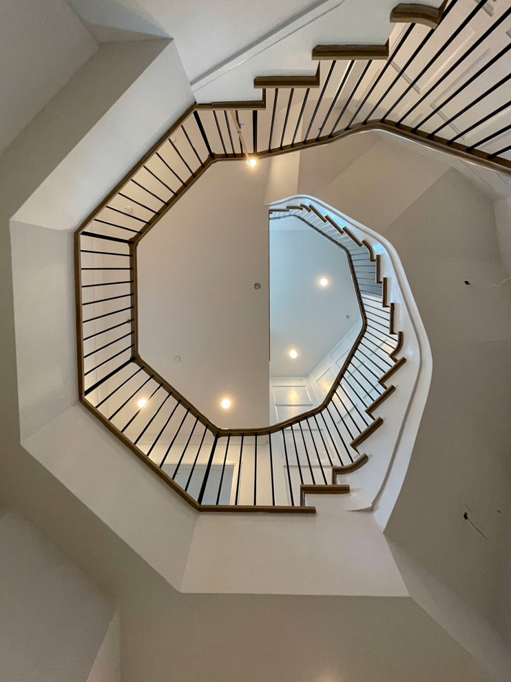 100_Hexagonal Floating-Staircase, Bethesda MD 20817 - Transitional ...