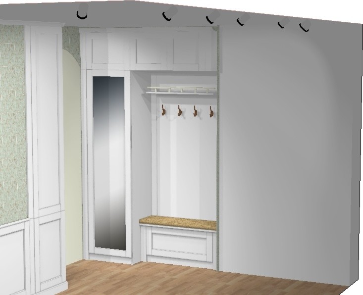 Классическая прихожая в МДФ