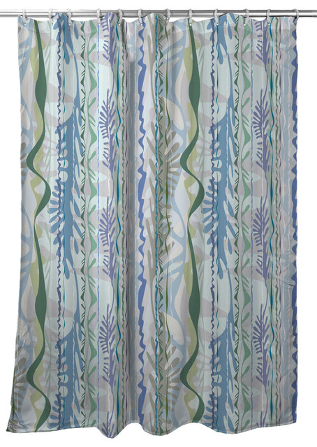 Seaweed Drift Shower Curtain Beach Style Shower Curtains By
