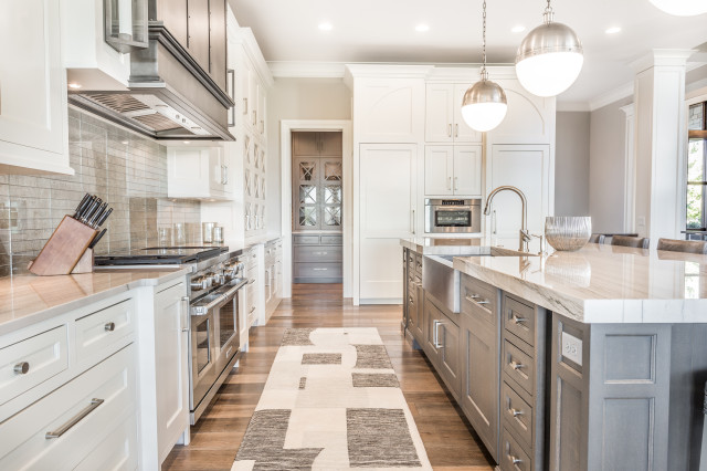 Modern Regency transitional-kitchen
