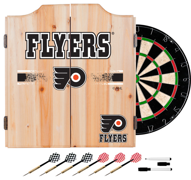 NHL Dart Set With Darts and Board, Philadelphia Flyers