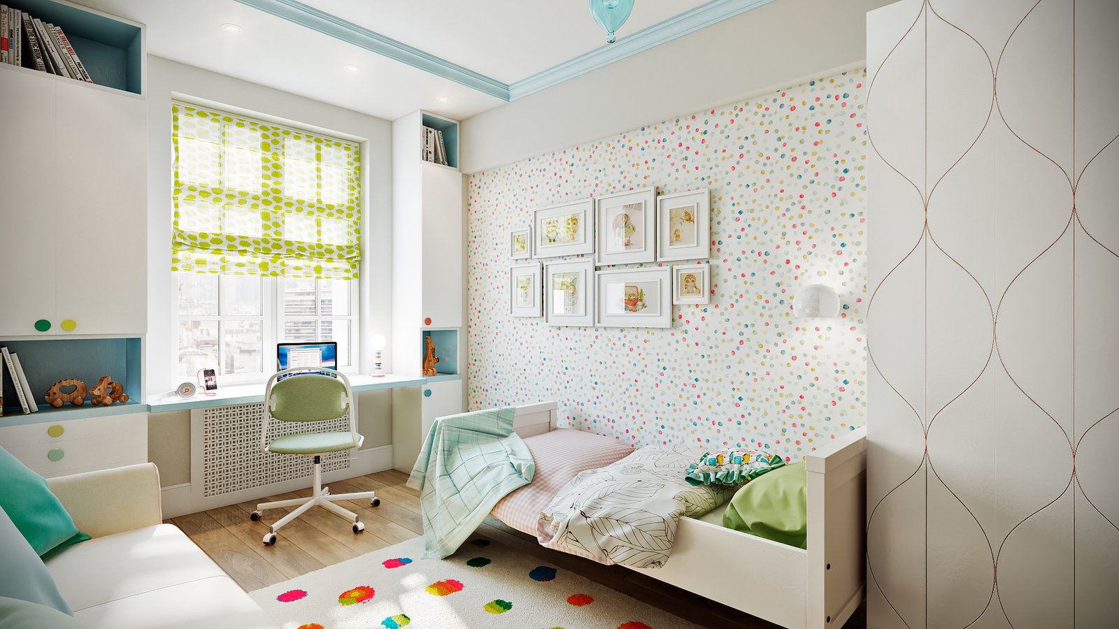 Дизайн-проект трехкомнатной квартиры в пастельных тонах