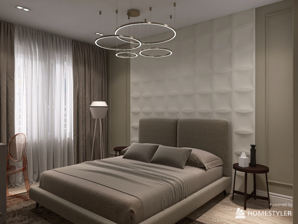 Дизайн-проект 3х комнатной квартиры для пары с двумя детьми