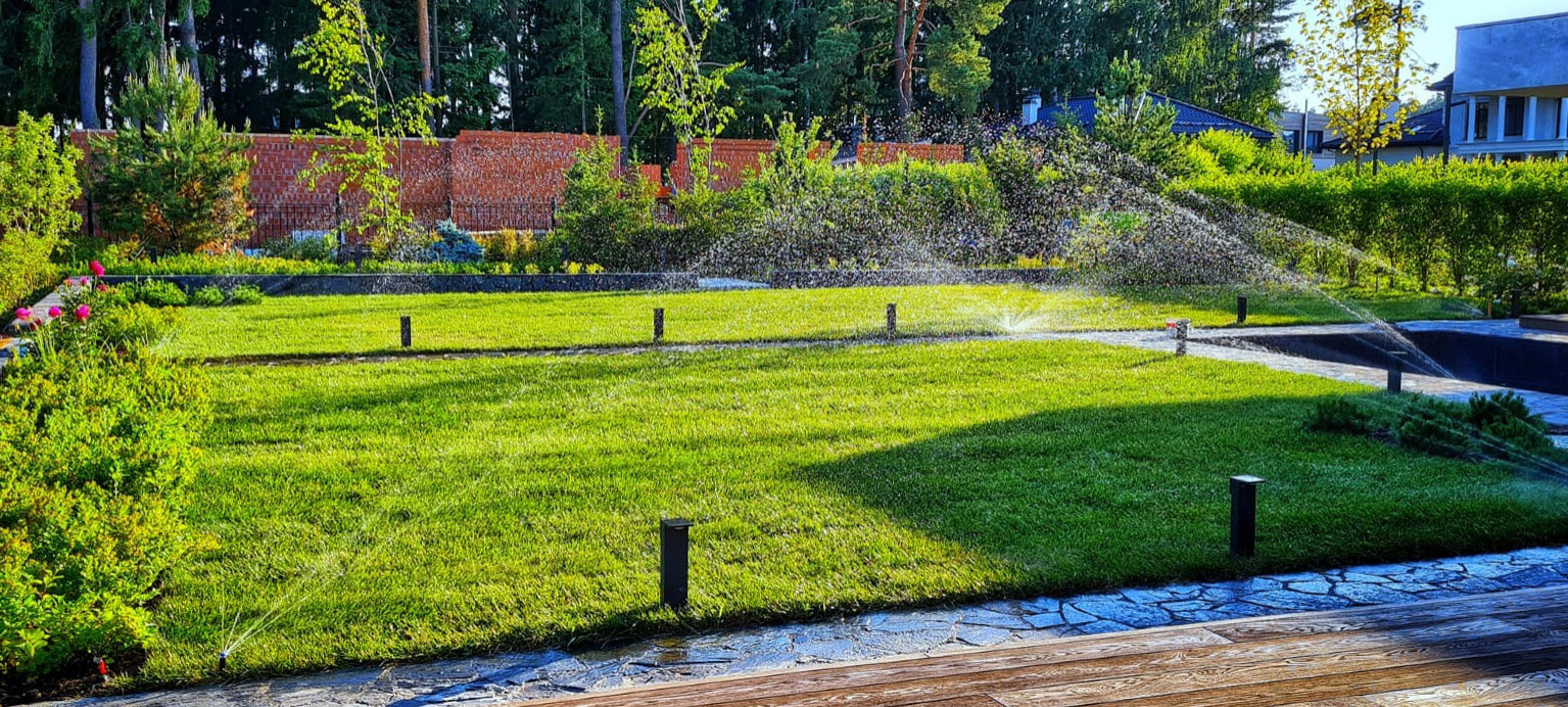 Landscape design of the territory (Moscow region)