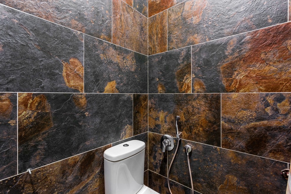 Бразильский сланец в ванной комнате