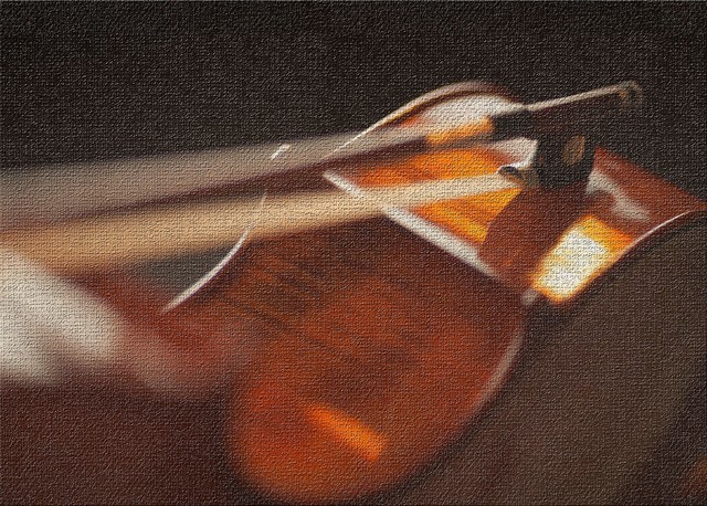 Violin Sideways Area Rug, 5'0"x7'0"