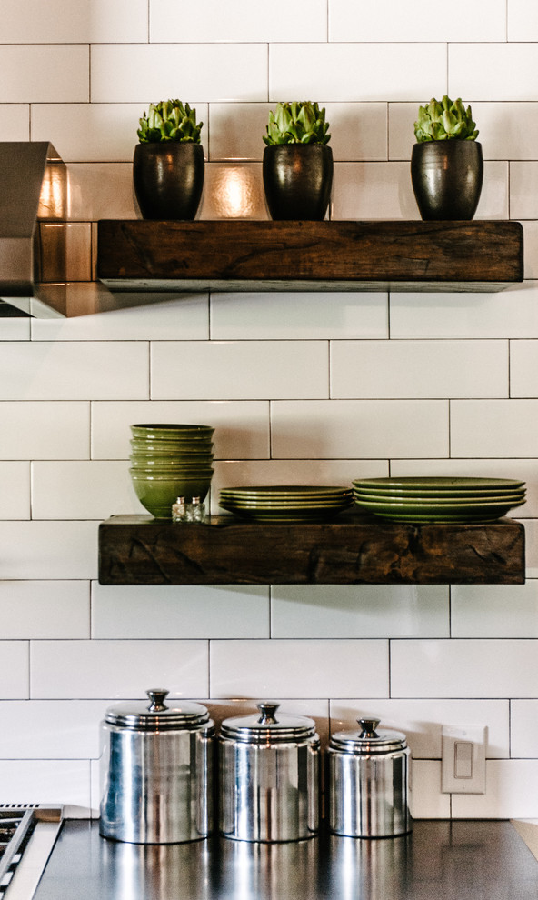 Kitchen - transitional kitchen idea in Austin