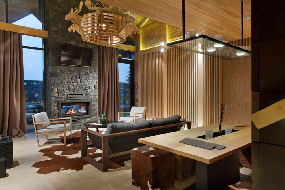 Дом и интерьер в стиле Шале, КП "Руза"