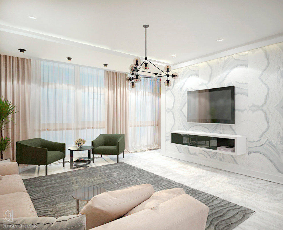 Кухня-гостиная в ЖК Пионерский