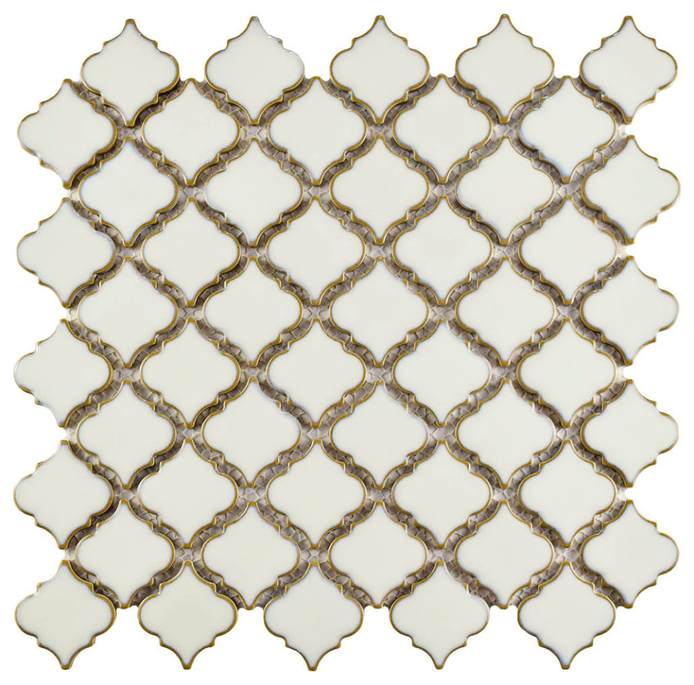 Hudson Tangier Snowcap White Porcelain Floor and Wall Tile